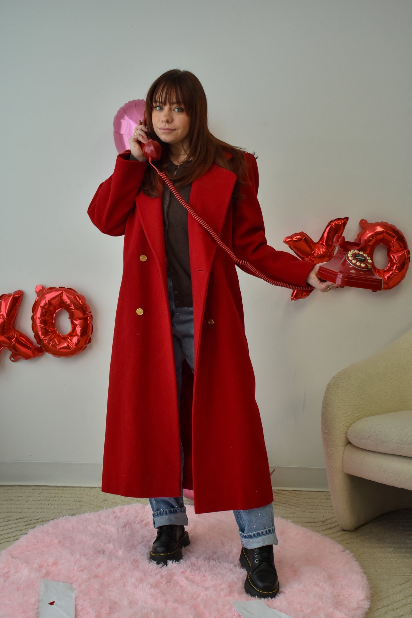 Red Trench- M/L